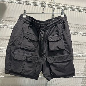PacSun Grey Cargo Nylon Shorts